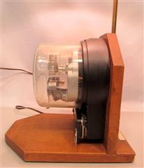 VINTAGE DUNCAN ELECTRIC METER TABLE LAMP TESTED FULLY OPERATES W/SPINNING METER